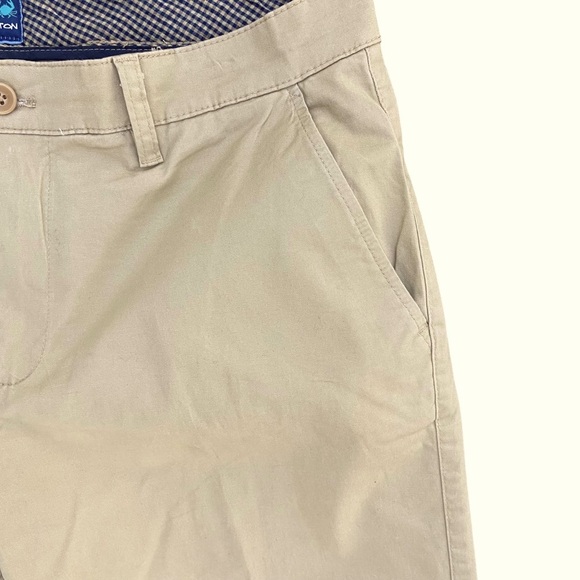 Charleston Threads Men’s Khaki Pants Slacks Size 36x32 Flat Front Classic Staple - Picture 4 of 12